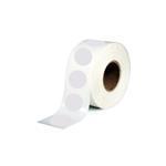 40mm Matte White Circle Stickers - Roll of 1,000