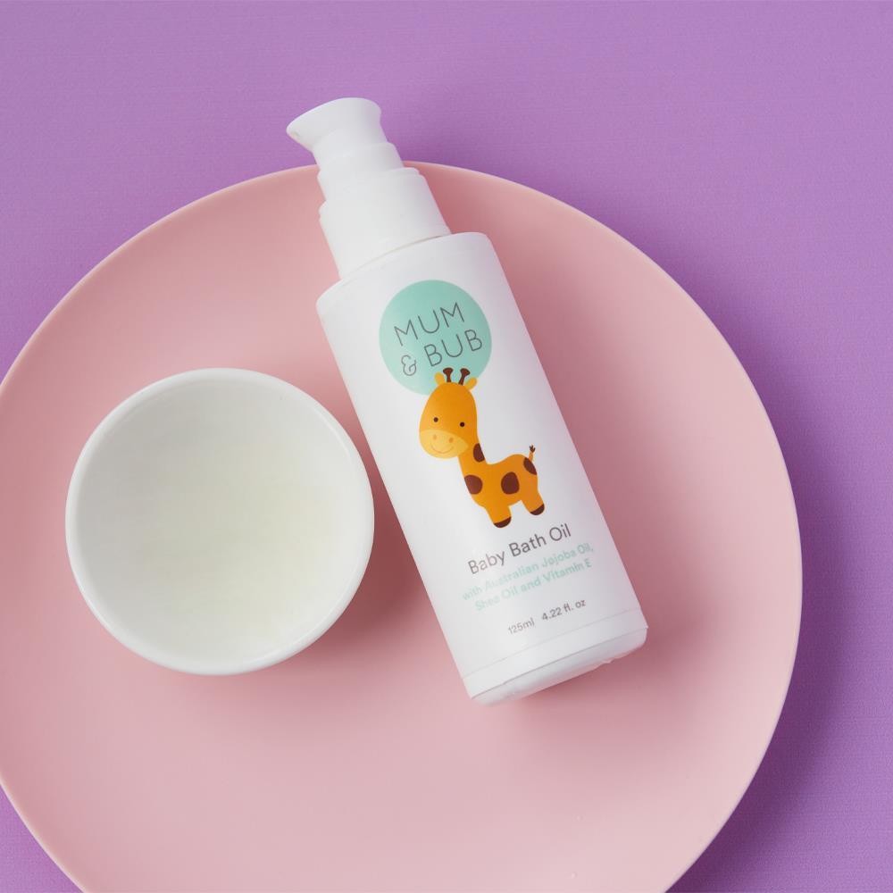 Baby bath sales oil