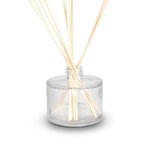 200ml Clear Round Glass Reed Diffuser Bottle with Plug