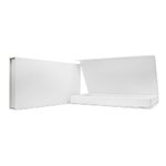 Ice MATTE DL DELUXE Voucher Box: 225mm (W) x 115mm (L) x 20mm (D) + 20mm FLAP - Carton of 50
