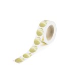 40mm Gold GLOSS Circle Stickers - Roll of 1,000