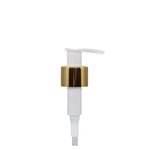 Lotion Pump Shiny Gold 24mm (410 neck) Twist Lock