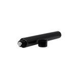 5ml-15ml Open-Ended Shiny Black SCREW Top Tube with Foil Seal
