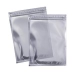 Transparent Silver Shielding Zip Lock Bag: 230mm (W) x 270mm (H) - 100pcs