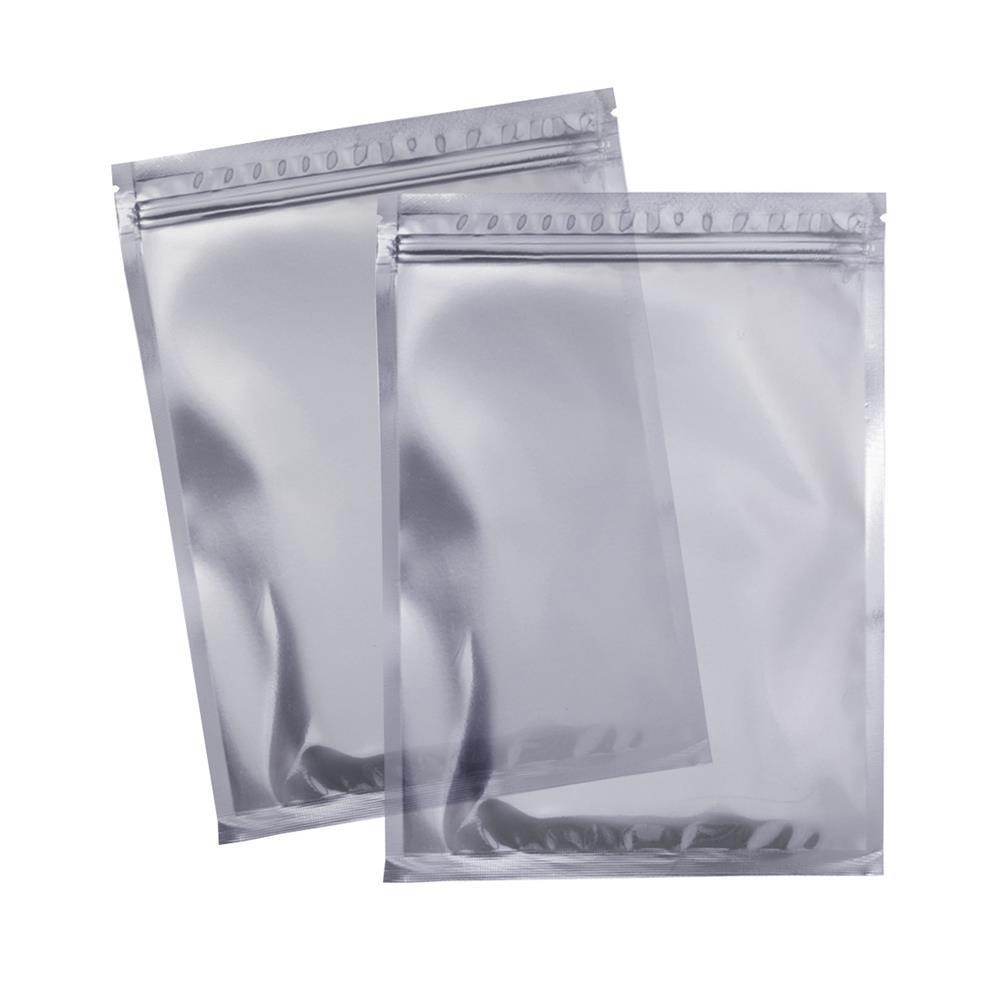 Transparent Silver Shielding Zip Lock Bag 230mm W x 270mm H
