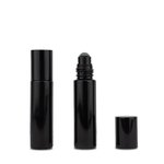 9ml Roll-On Black Bottle with Black Cap