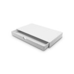 White Kraft DL Base and Sleeve Box: 210mm (W) x 120mm (L) x 20mm (D) - Carton of 50