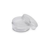 8g Make-Up Jar with Cap Clear and Twister Sifter (F-40)