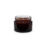 50ml Amber Round Glass Jar