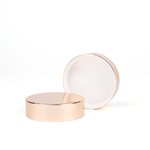 53mm Metal Smooth Shiny Gold Cap