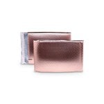 Matte Rose Gold Bubble Mailer - Small: 230mm (W) x 270mm (H) + 50mm (Flap) - Carton of 100