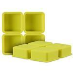 Square - Silicone Soap Mould - 4 Cavity