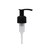 Lotion Pump Black Ribbed 24mm (410 neck) Twist Lock