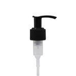 Lotion Pump Black Ribbed 24mm (410 neck) Twist Lock