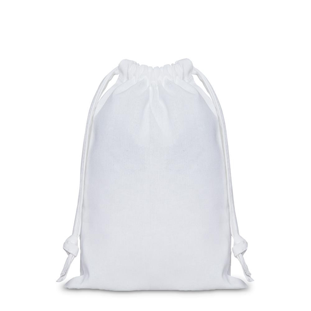 White hotsell cotton pouch
