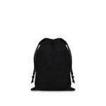 Black Cotton Drawstring Bag: X-Small - 150mm (W) X 200mm (H) - Carton of 100