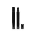 15ml Slim Black Airless Serum Bottle with Black Cap