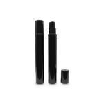 Slim Black Airless Serum Bottle with Black Cap