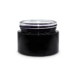 50ml Black Violet Round Glass Jar