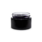 30ml Black Violet Round Glass Jar