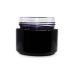 100ml Black Violet Round Glass Jar