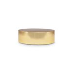 62mm Metal Smooth Shiny Gold Cap