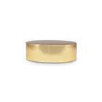 62mm Metal Smooth Shiny Gold Cap