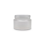 50ml Frosted Round Glass Jar