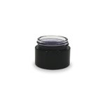 15ml Black Violet Round Glass Jar