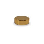41mm Metal Smooth Shiny Gold Cap
