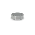 41mm Metal Smooth Shiny Silver Cap