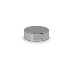 41mm Metal Smooth Shiny Silver Cap
