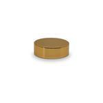 41mm Metal Smooth Shiny Gold Cap
