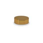 41mm Metal Smooth Shiny Gold Cap