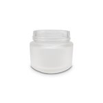 100ml Frosted Round Glass Jar