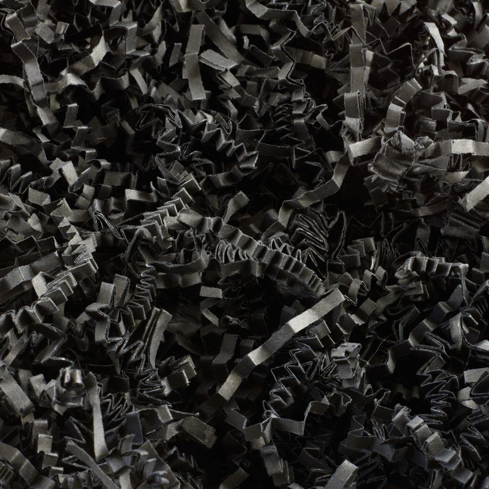 1KG Black Kraft Crinkle Paper New Directions Australia