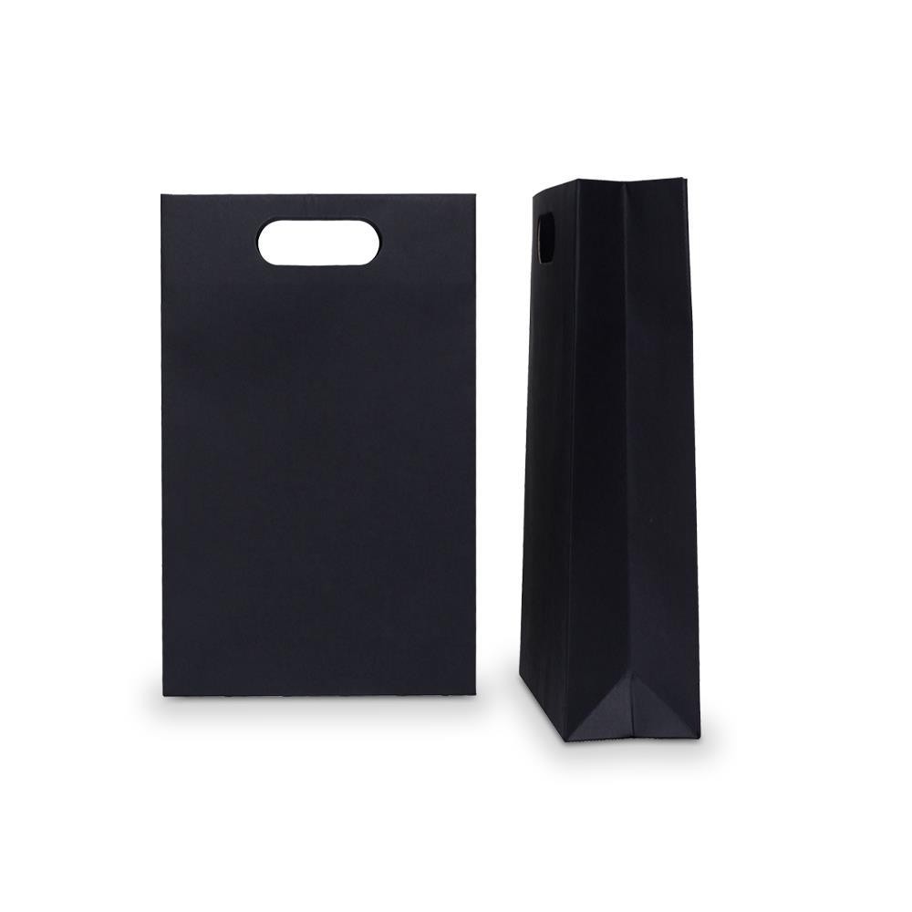 Bag Tek Black Paper Bag Lb 5 X 1/4 X 1/2 100 Count Box | lupon.gov.ph
