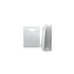 White Kraft Paper Bags with Die-Cut Handles