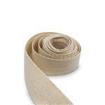25mm Herringbone Natural Cotton Ribbon