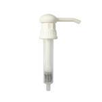 Lotion Pump Fluted White 38mm (410 neck) Pop-Up Lock