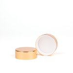 31mm Metal Smooth Shiny Gold Cap