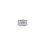 31mm Metal Ring Grooved Matte Silver Cap
