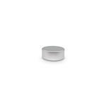 31mm Metal Smooth Matte Silver Cap