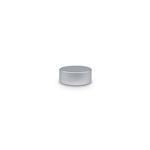31mm Metal Ring Grooved Matte Silver Cap