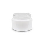 30ml White Round Glass Jar