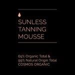 1 Kg Refill Sunless Tanning Mousse - COSMOS ORGANIC [65% Organic Total & 99% Natural Origin Total]