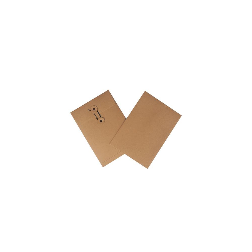 Brown Kraft String Tie C6 Envelope: 114mm (W) + 162mm (H) + 60mm Flap ...