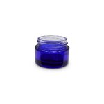 15ml Cobalt Blue Round Glass Jar