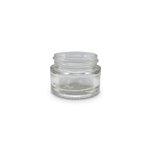 15ml Clear Round Glass Jar