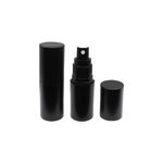 15ml Matte Black PP Airless Spray Bottle with Matte Black Cap